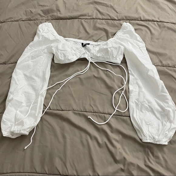 NWT | SHEIN | Lantern Crop top - Picture 4 of 5